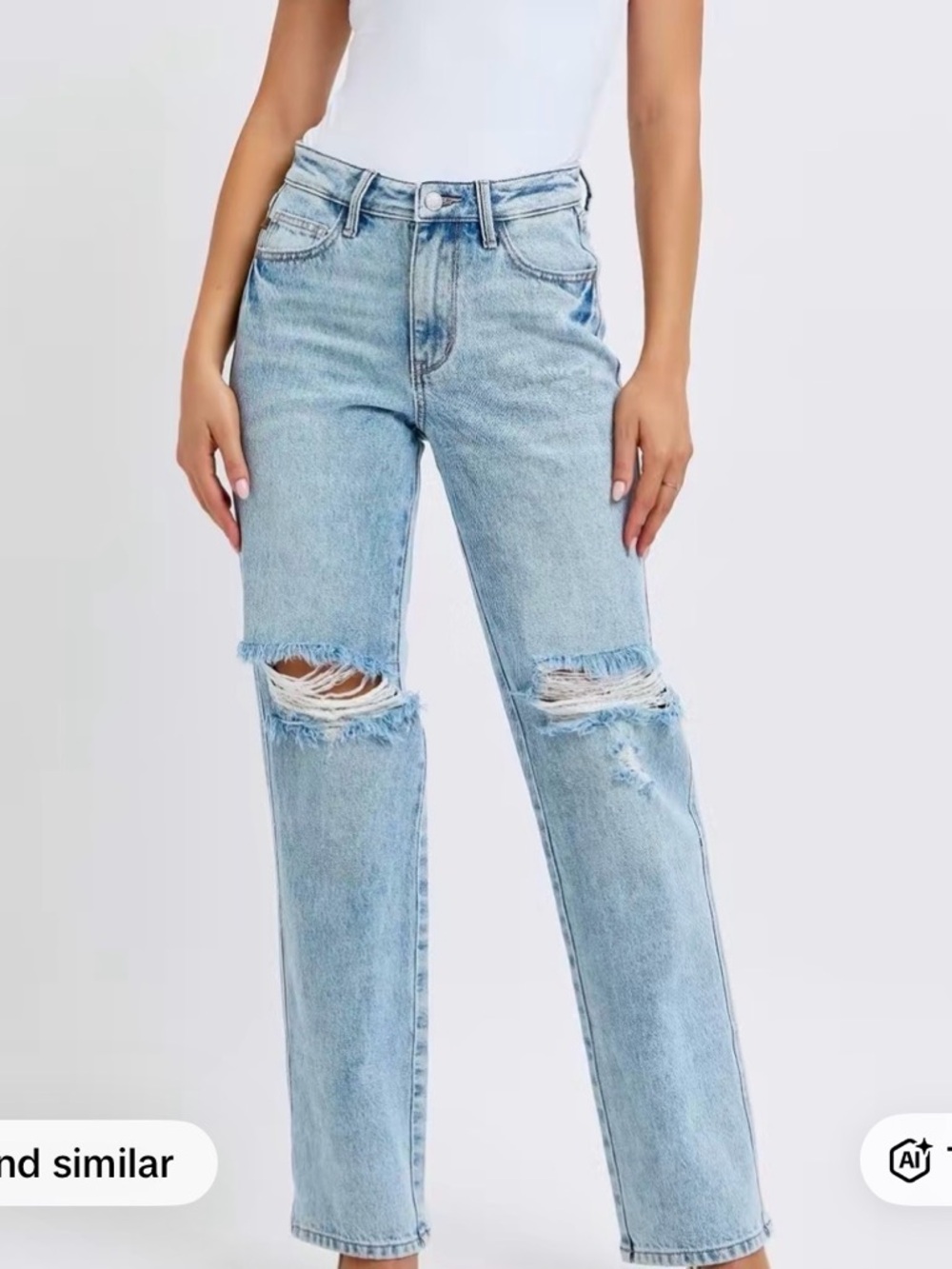 Judy Blue High Waist Rigid Magic 90’s Straight jeans